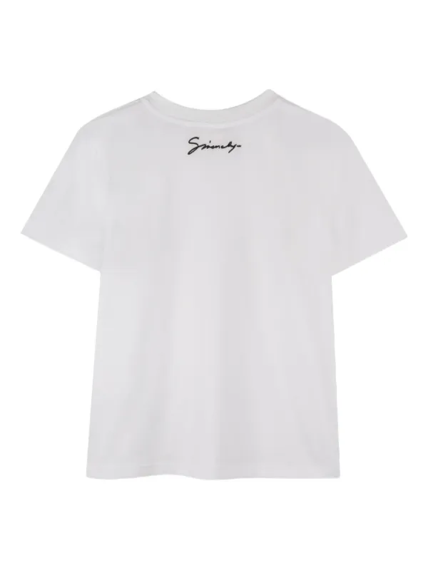 Givenchy Kids logo-embellished Cotton t-shirt | White | FARFETCH