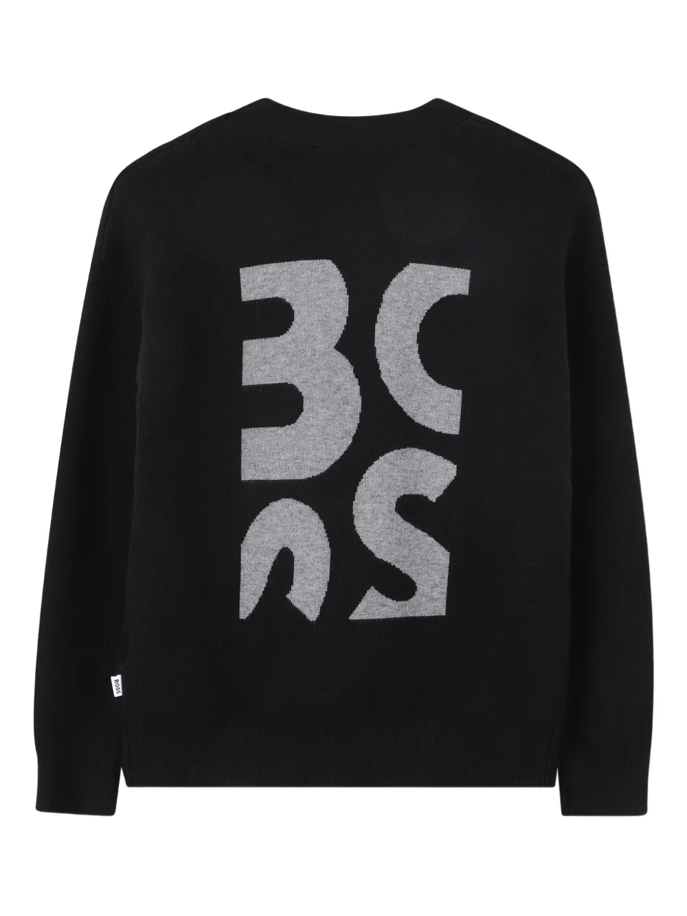BOSS Kidswear Button-up vest Zwart