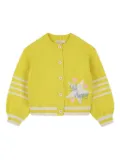 Billieblush button-up star-motif cardigan - Yellow