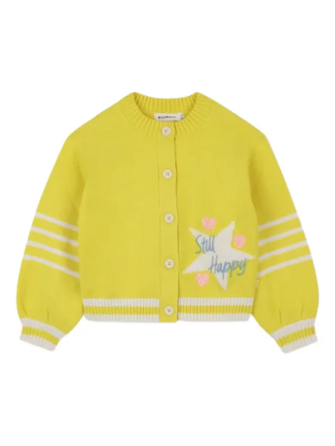 Billieblush button-up star-motif cardigan