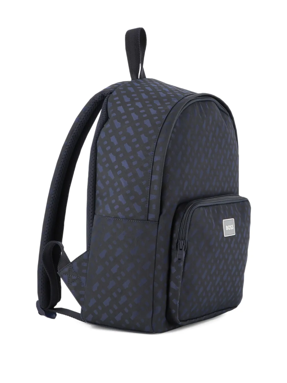 BOSS Kidswear Rugzak met logopatch Blauw