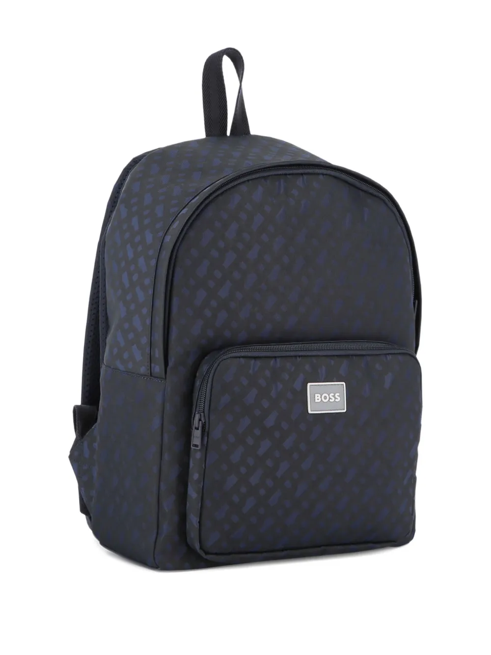 BOSS Kidswear Rugzak met logopatch Blauw