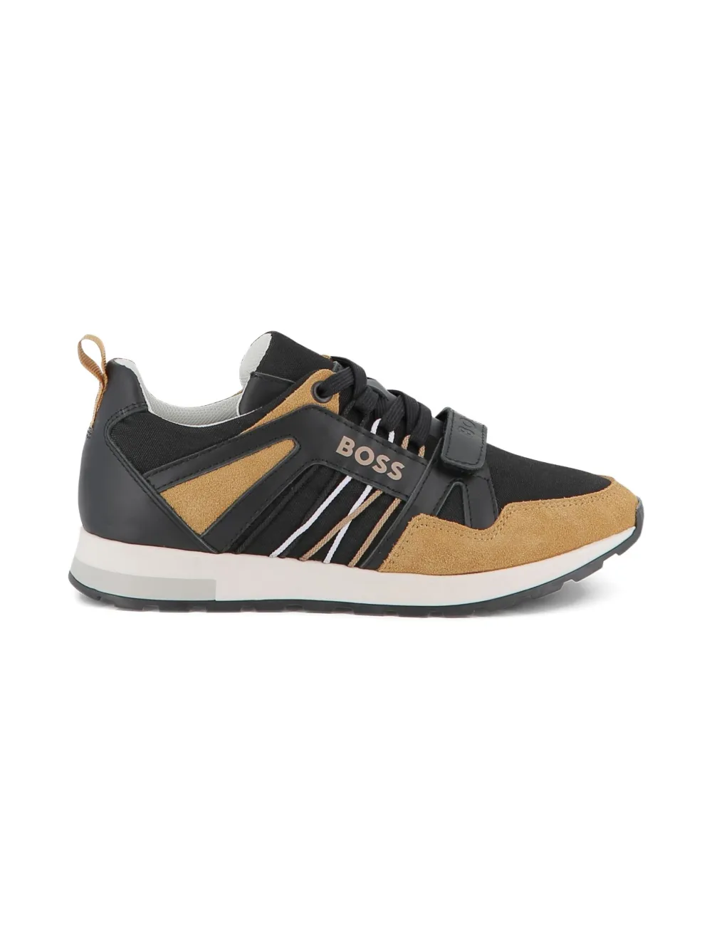 BOSS Kidswear logo-print sneakers Black
