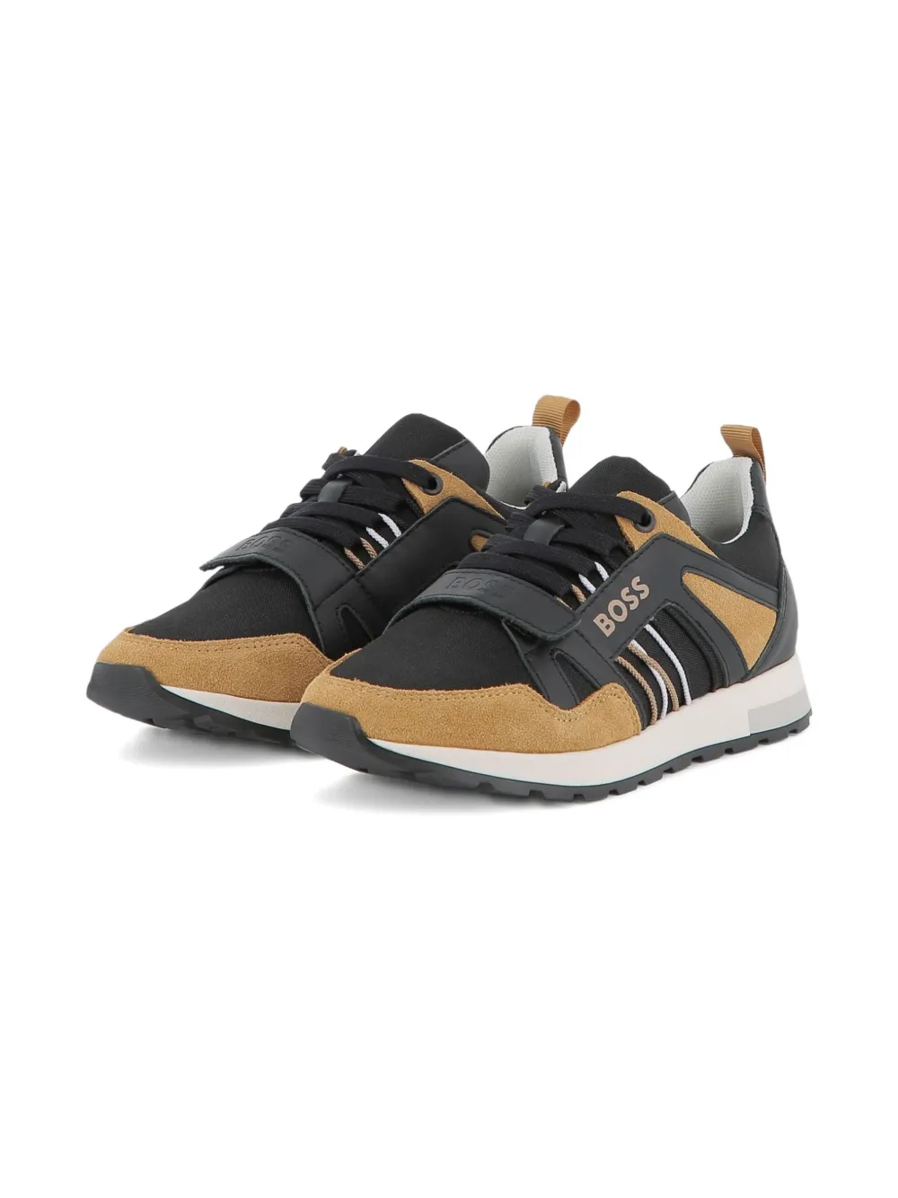 BOSS Kidswear logo-print sneakers Black