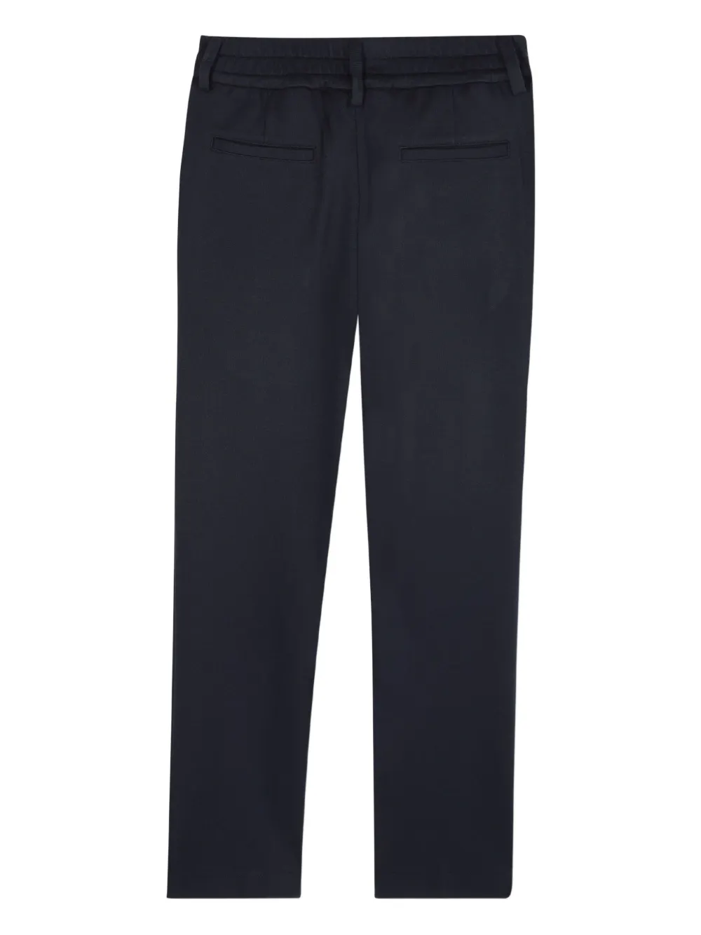 BOSS Kidswear Chino met logo Blauw