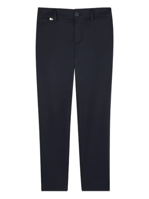 BOSS Kidswear logo-tag trousers