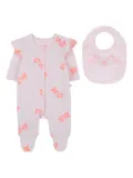 Billieblush love-print babygrow set - Pink