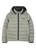 BOSS Kidswear reversible puffer coat - Green