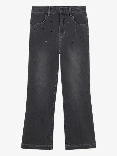 Dkny Kids eyelet-embellished jeans