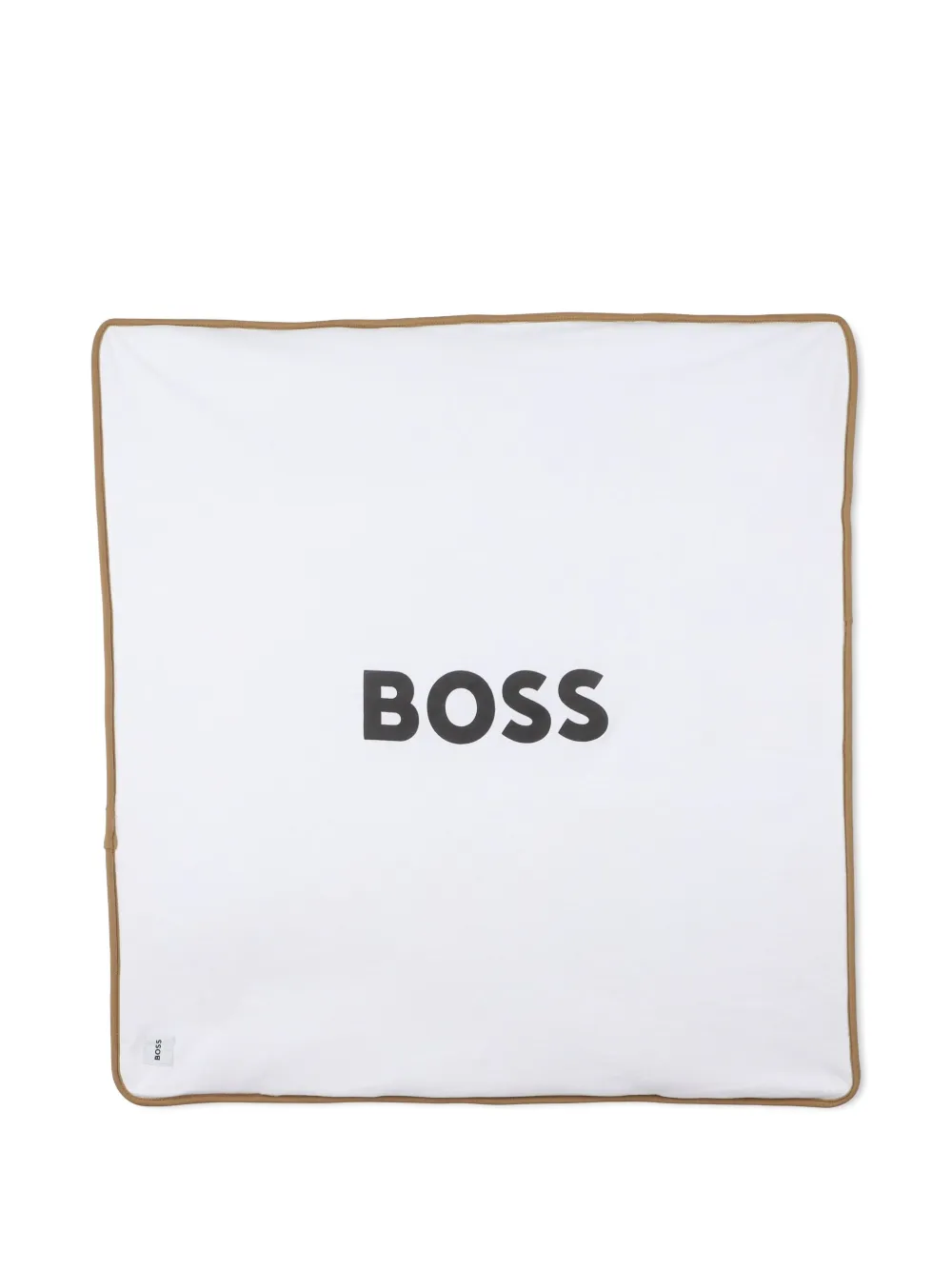 BOSS Kidswear Omkeerbaar deken met logo Bruin