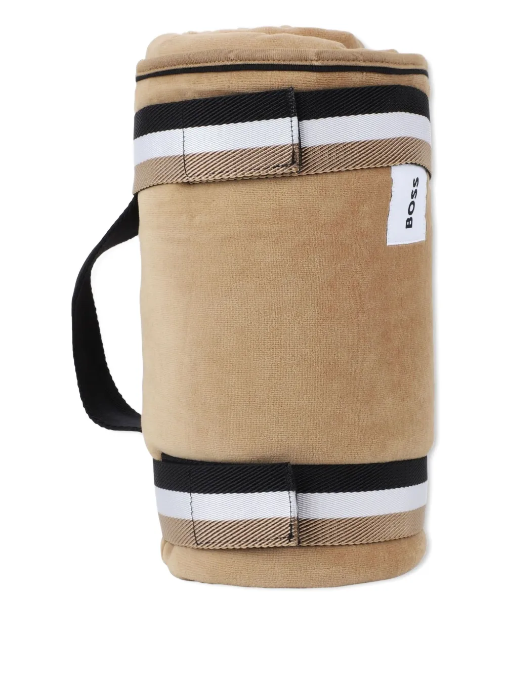 BOSS Kidswear Omkeerbaar deken met logo Bruin