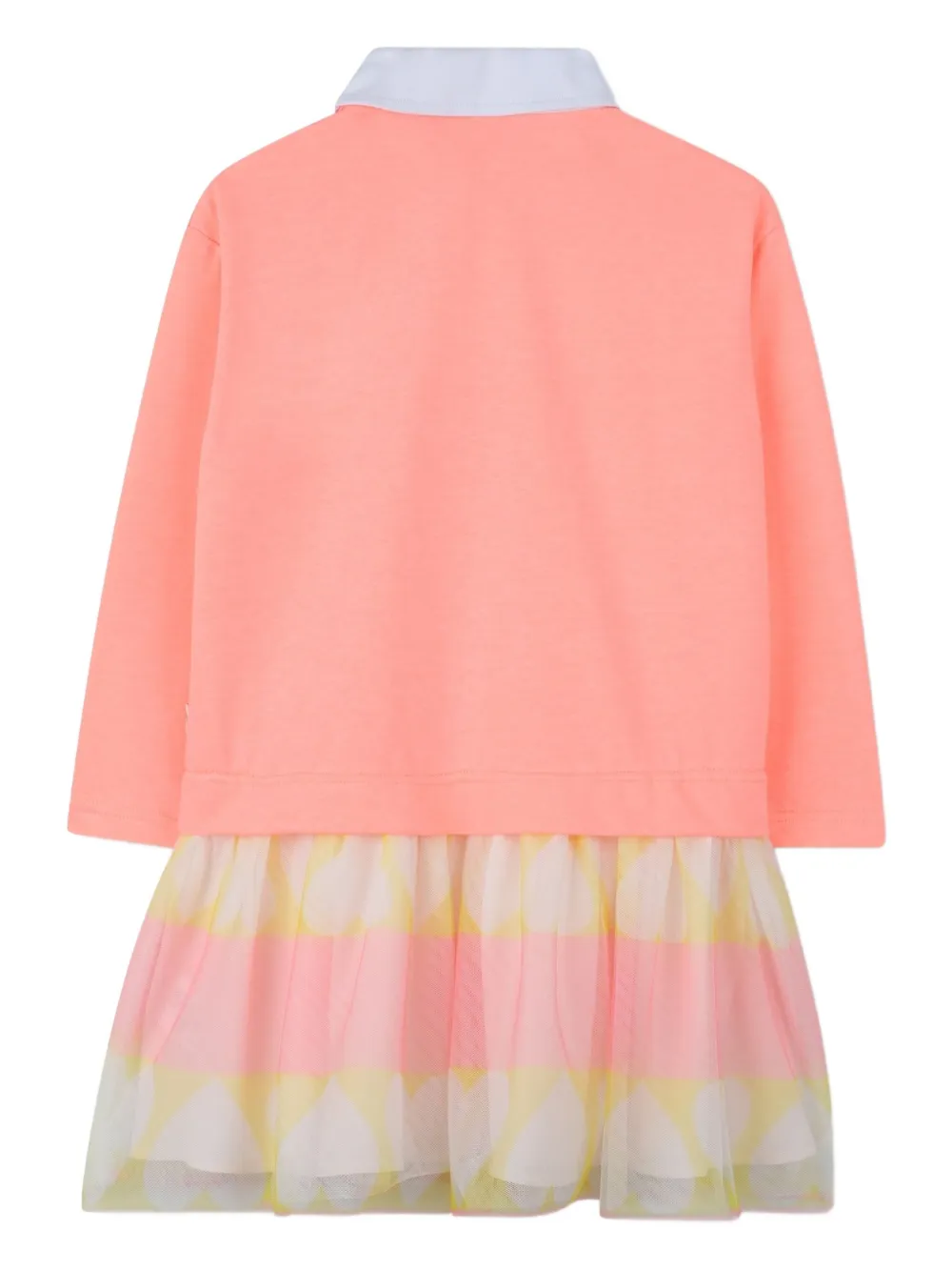 Billieblush Gelaagde jurk met kraag en lange mouwen Roze