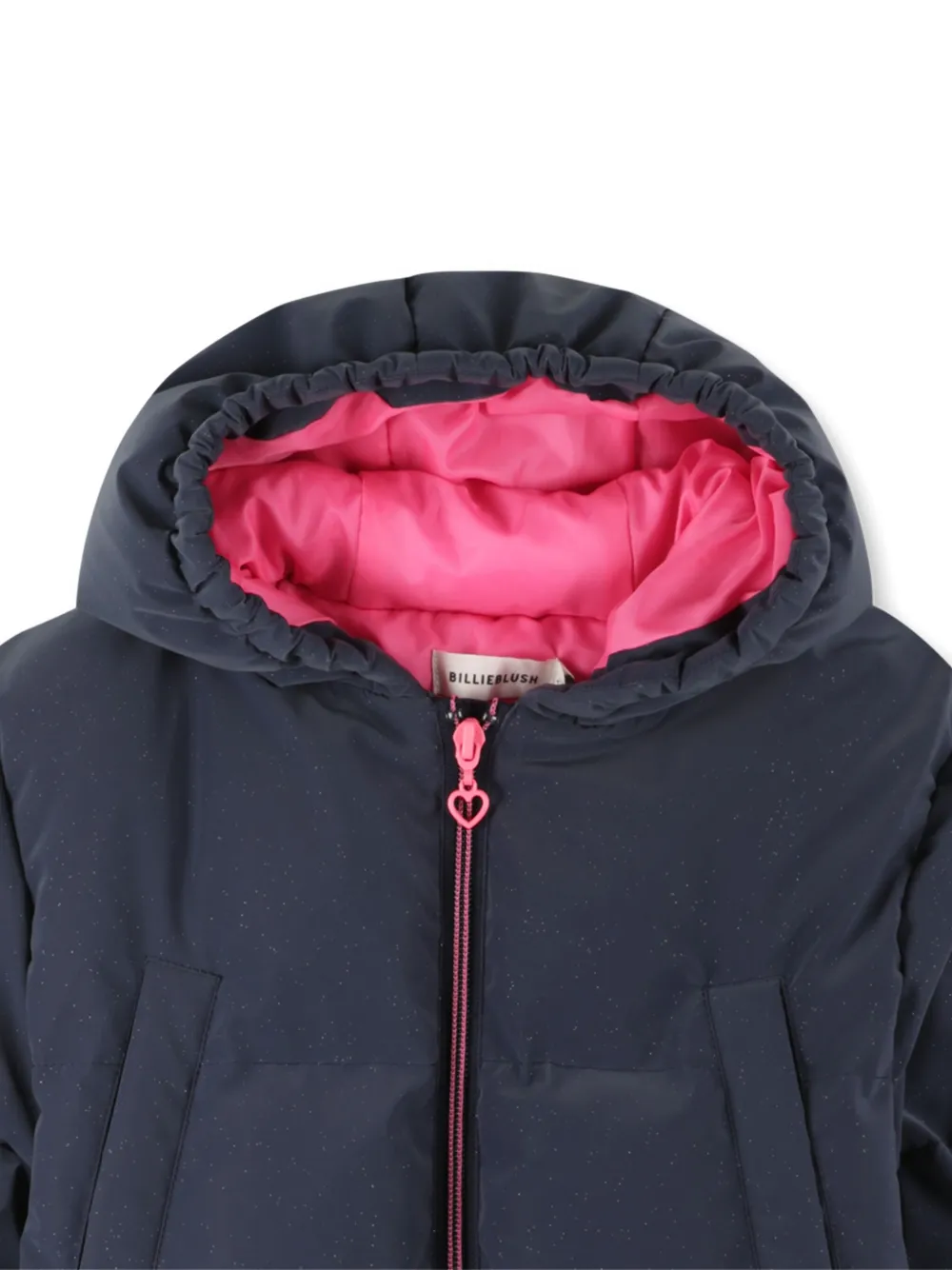 Billieblush Gewatteerd jack met hartpatroon Blauw