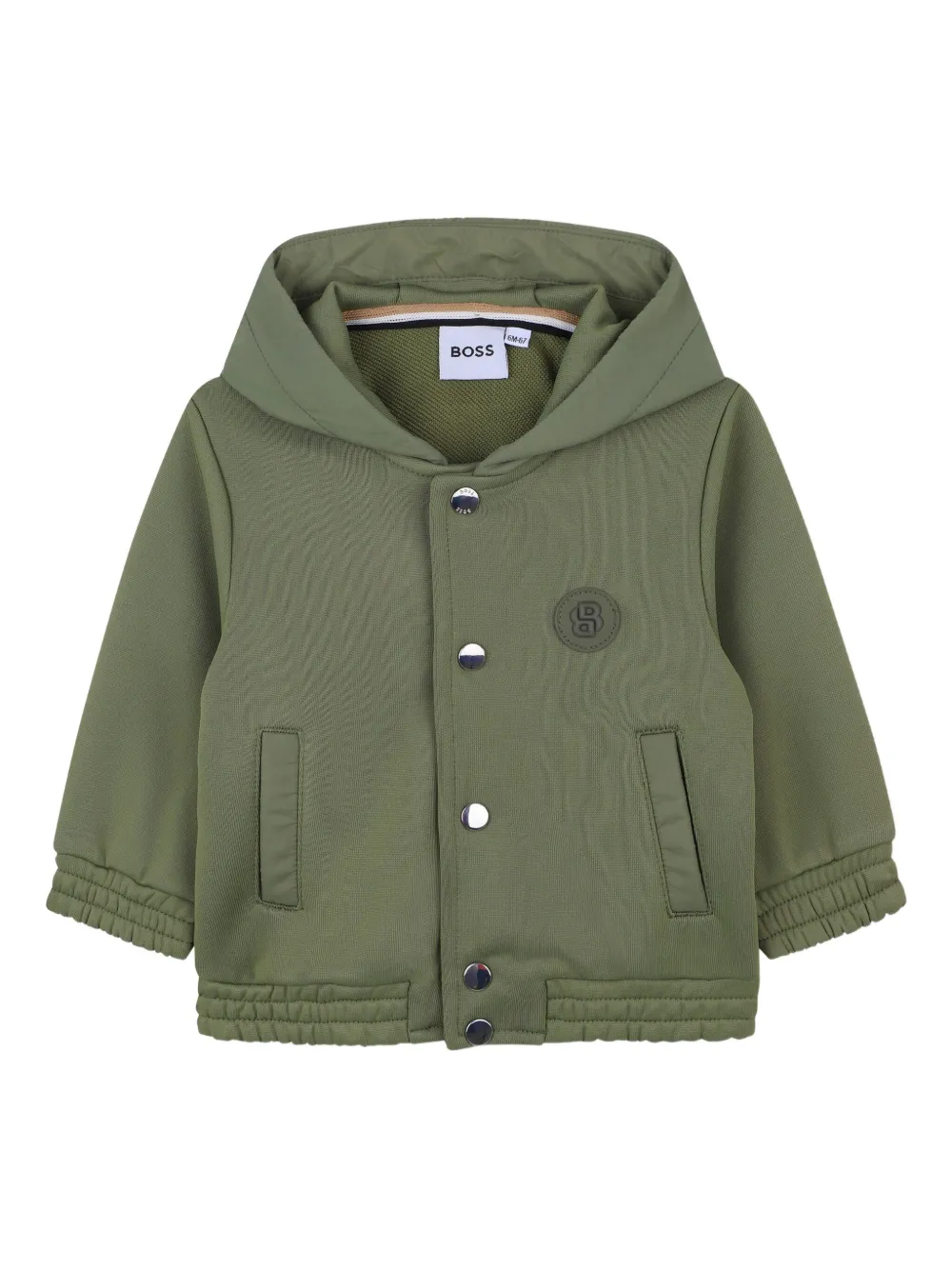 BOSS Kidswear Joggingbroek en jack met capuchon Groen