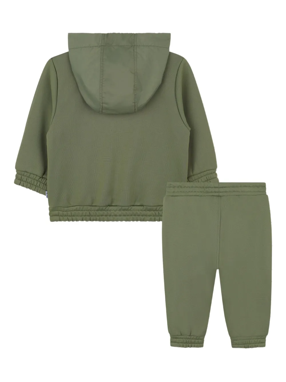 BOSS Kidswear Joggingbroek en jack met capuchon Groen