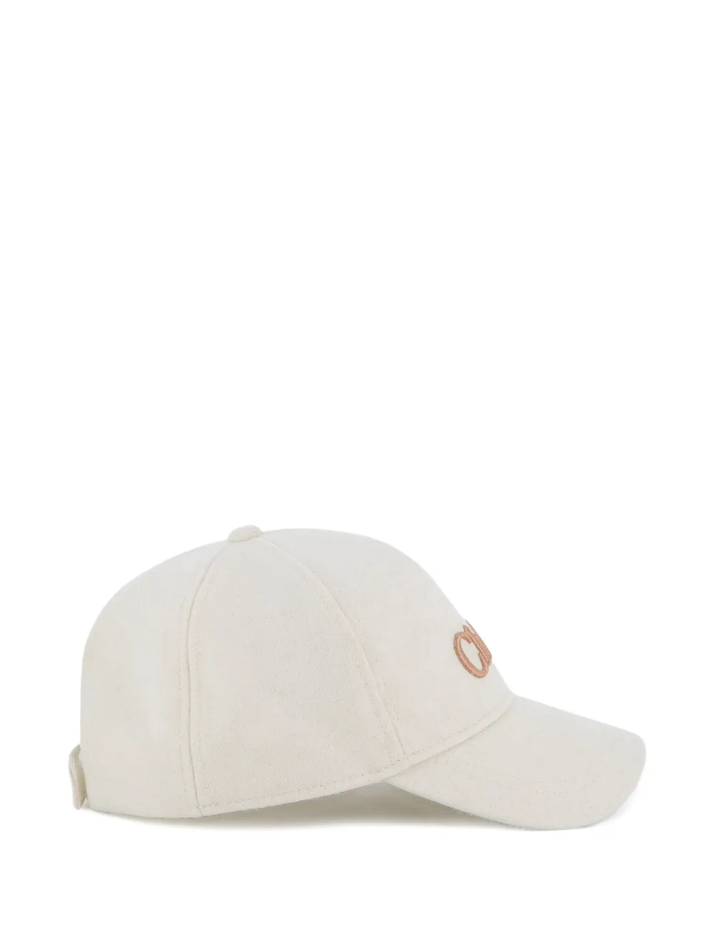 Chloé Kids Honkbalpet met geborduurd logo Wit