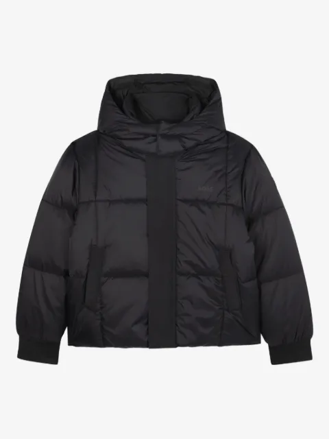 BOSS Kidswear padded hooded jacket