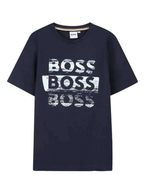 BOSS Kidswear short-sleeve graphic-print T-shirt