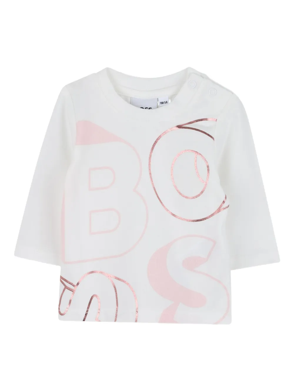 BOSS Kidswear Drie trainingspakken met logodetail Roze