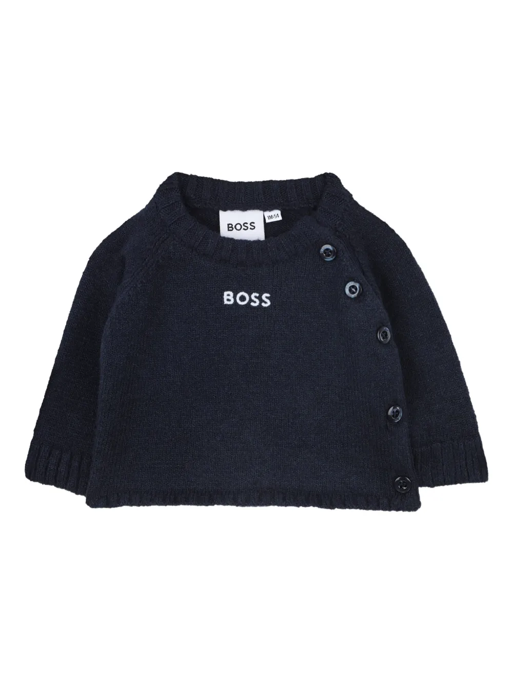 BOSS Kidswear Trainingspak verfraaid met knopen Blauw