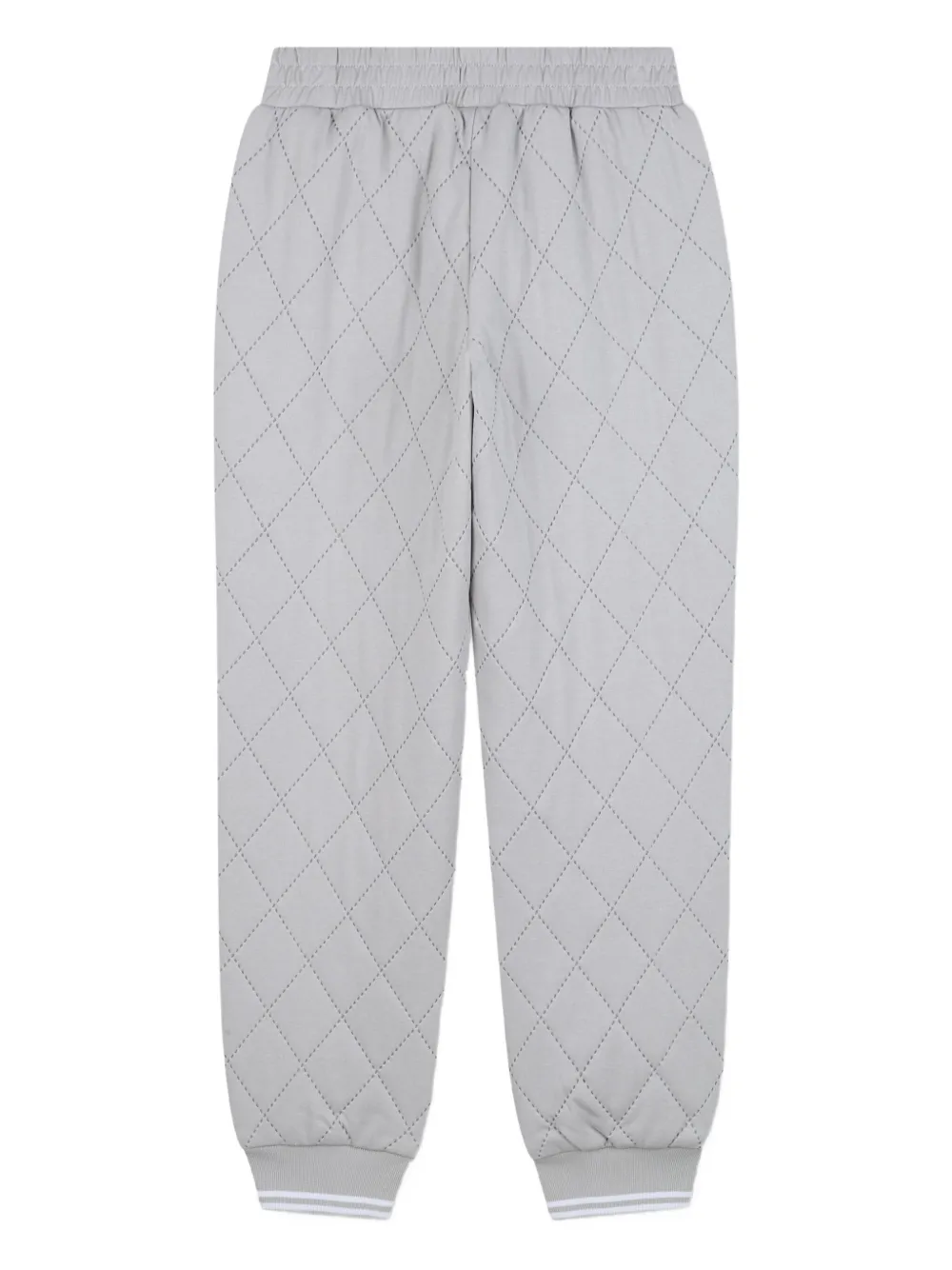 BOSS Kidswear Gewatteerde joggingbroek Grijs