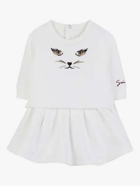 Givenchy Kids robe superposée à broderies