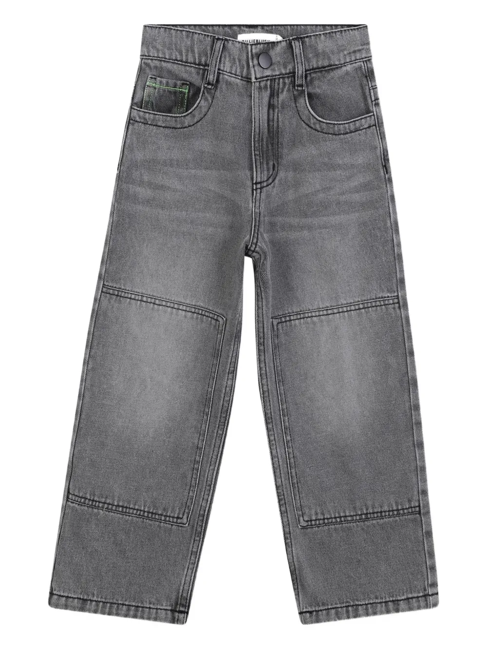 Billieblush panelled denim jeans | Grey | Image 1