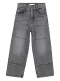 Billieblush panelled denim jeans - Grey