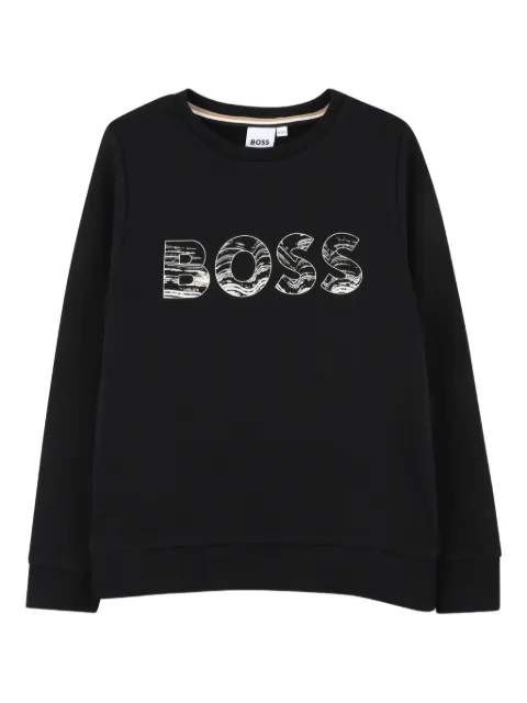 BOSS Kidswear logo-print T-shirt
