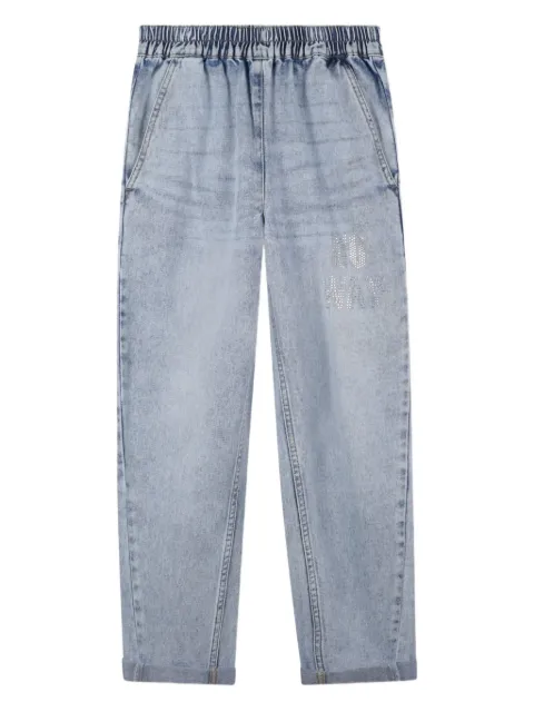 Billieblush jean à taille élastiquée