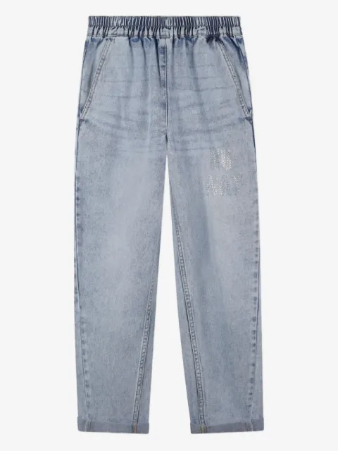 Billieblush jean à taille élastiquée