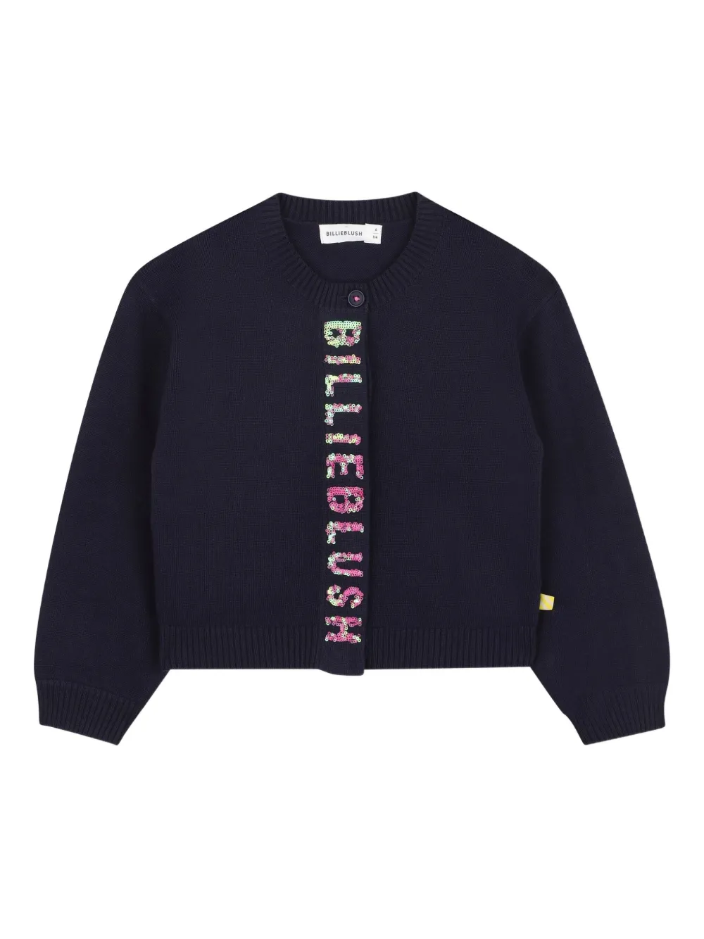 Billieblush Vest met pailletten en logo Blauw