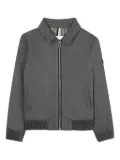 BOSS Kidswear zip-up bomber jacket - Grey