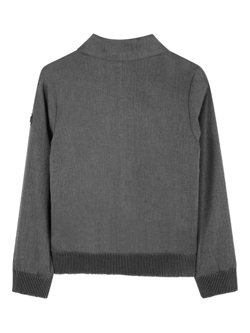 BOSS Kidswear Bomberjack met rits Grijs