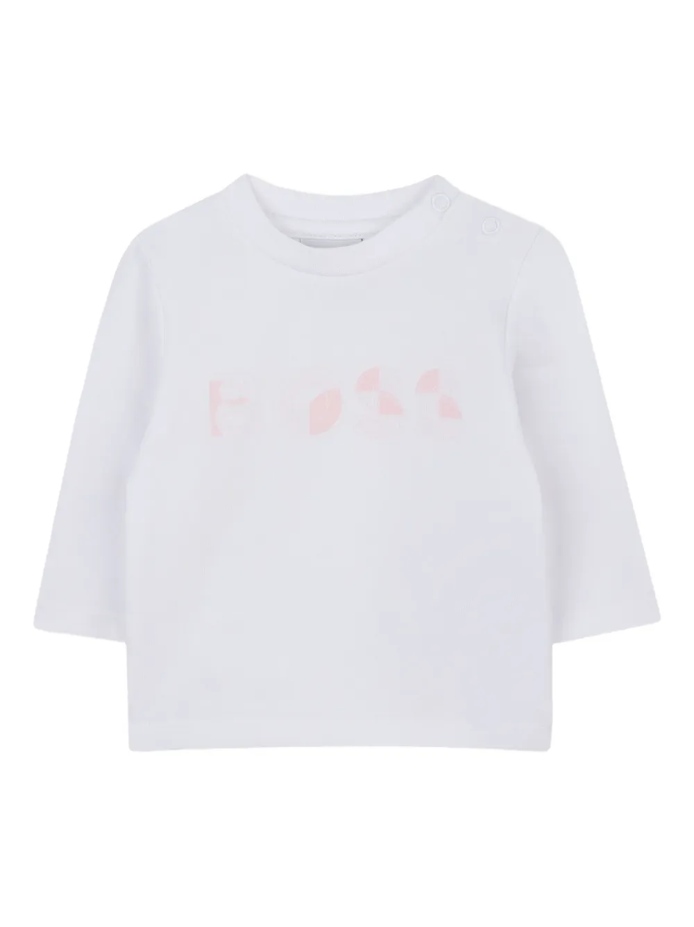BOSS Kidswear Trainingspak met borduurwerk Roze