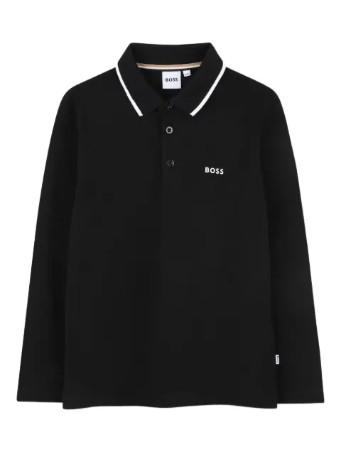 BOSS Kidswear long-sleeve polo shirt