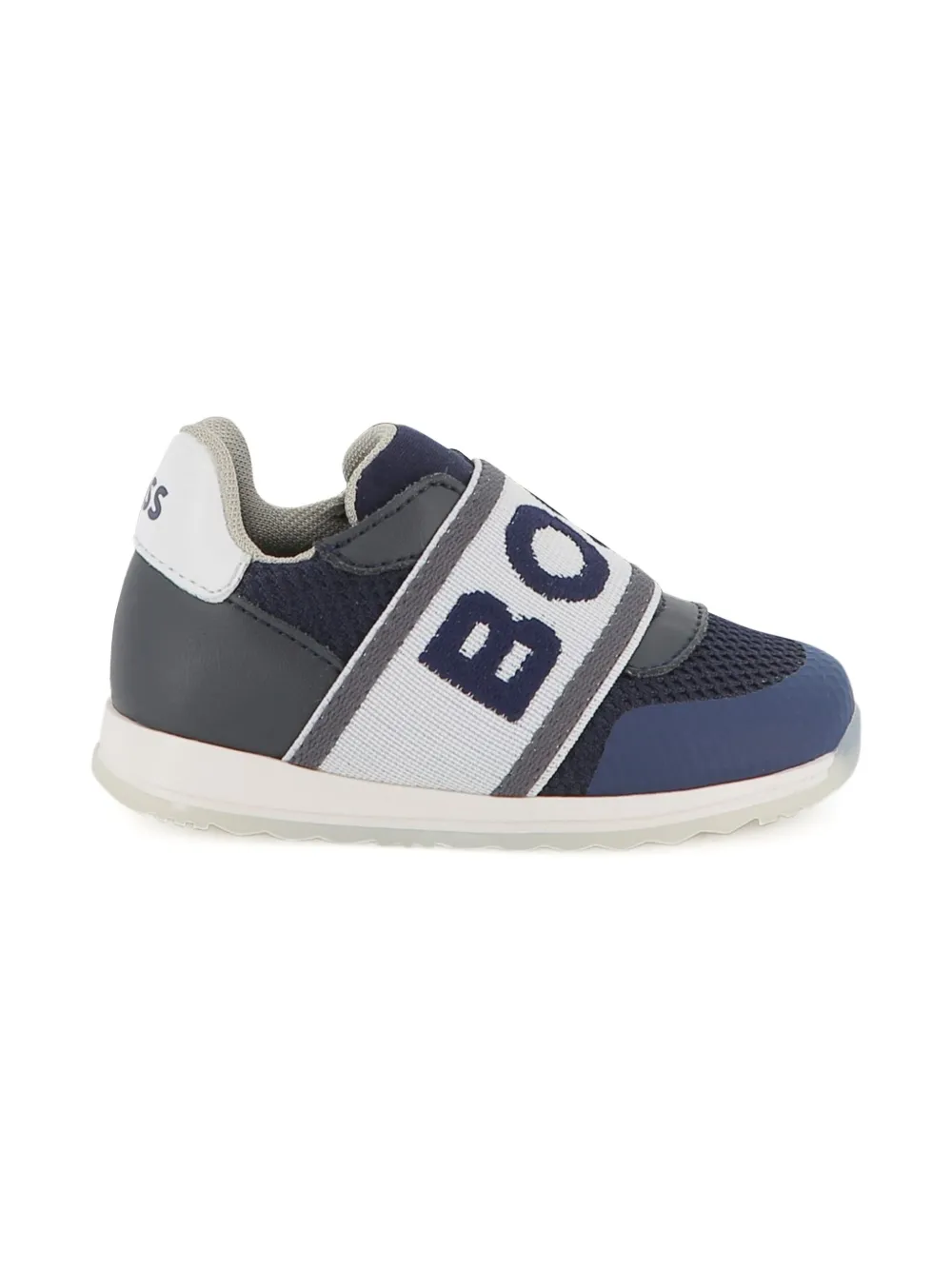 BOSS Kidswear Mesh sneakers - Blauw