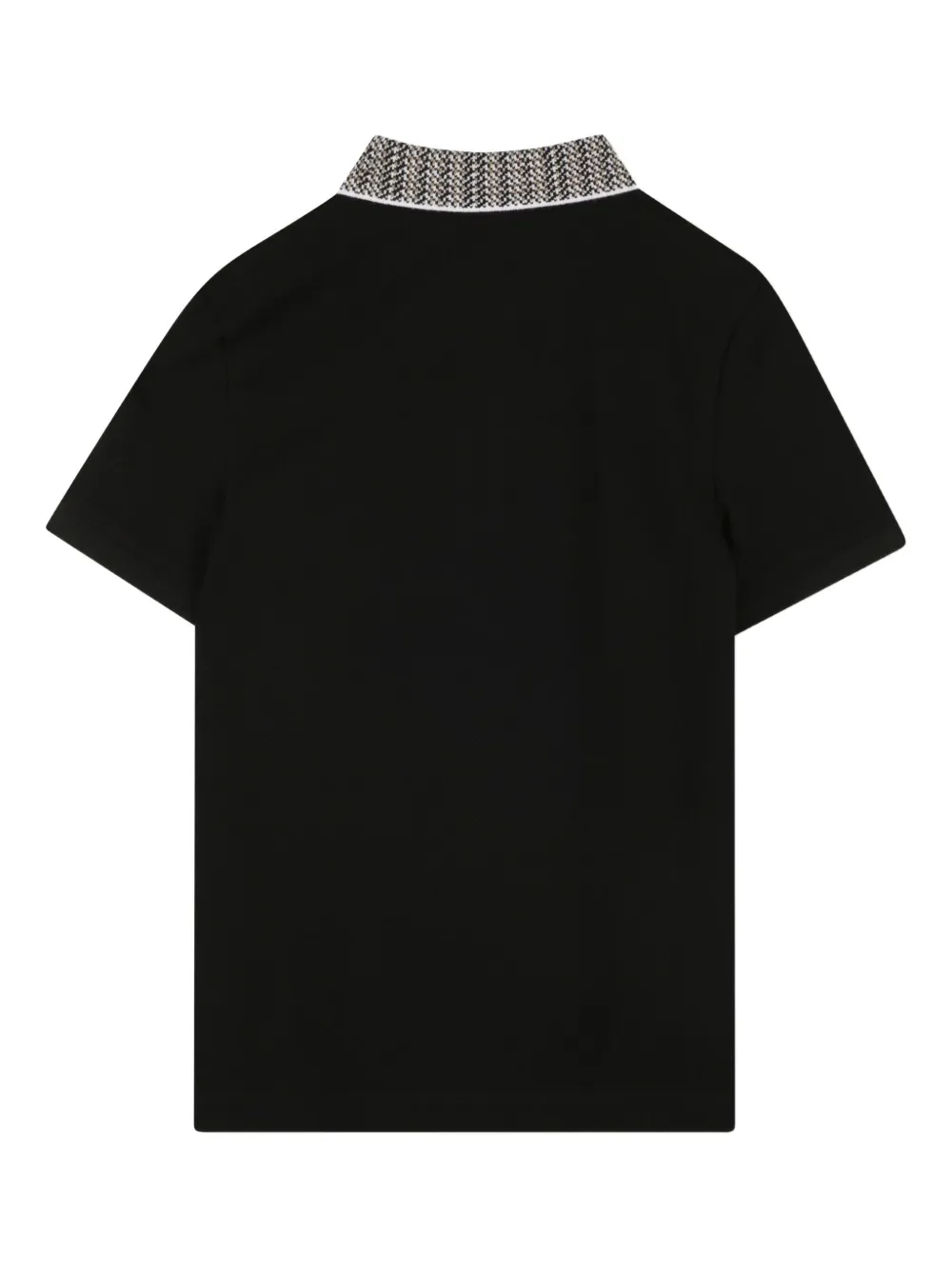 BOSS Kidswear Poloshirt met logopatch Zwart