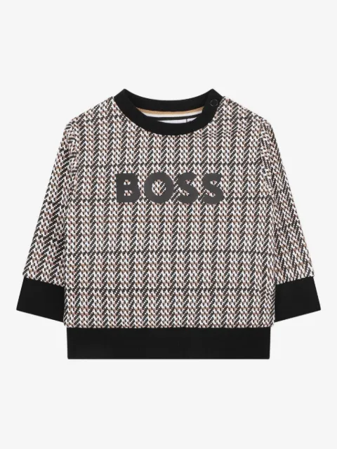 BOSS Kidswear logo-print sweatshirt