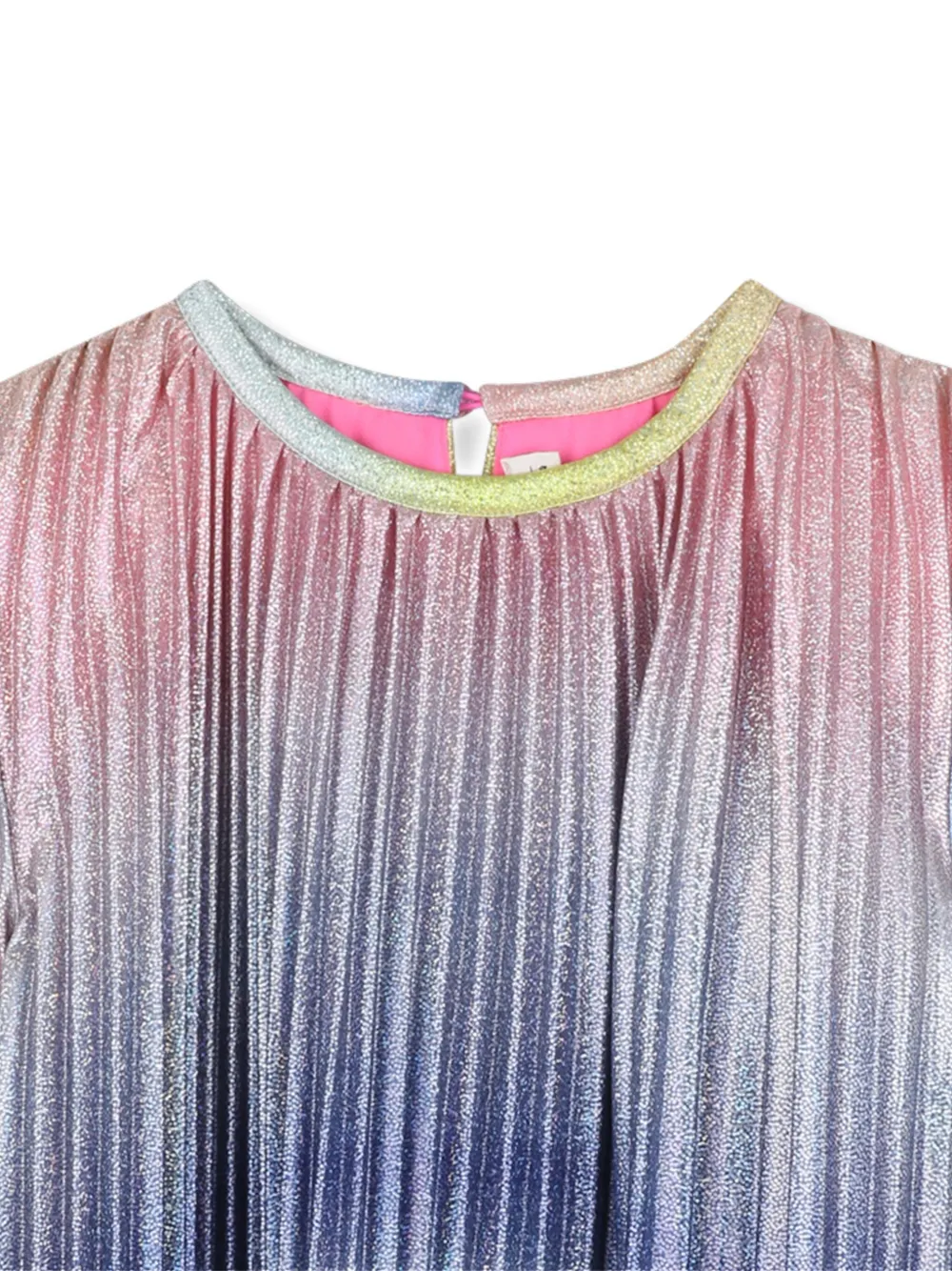 Billieblush Geplooide jurk met metallic effect Roze