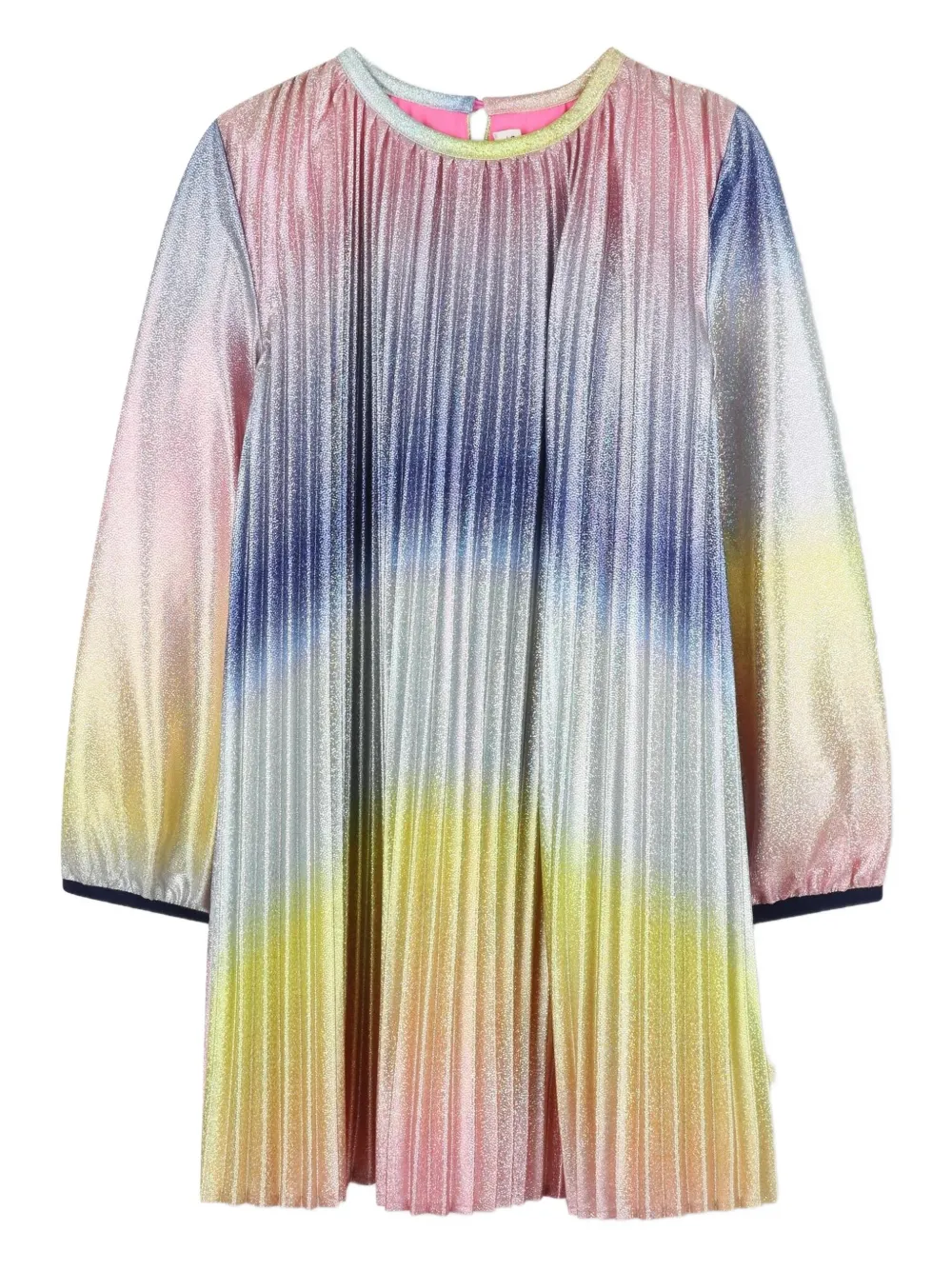 Billieblush Geplooide jurk met metallic effect Roze