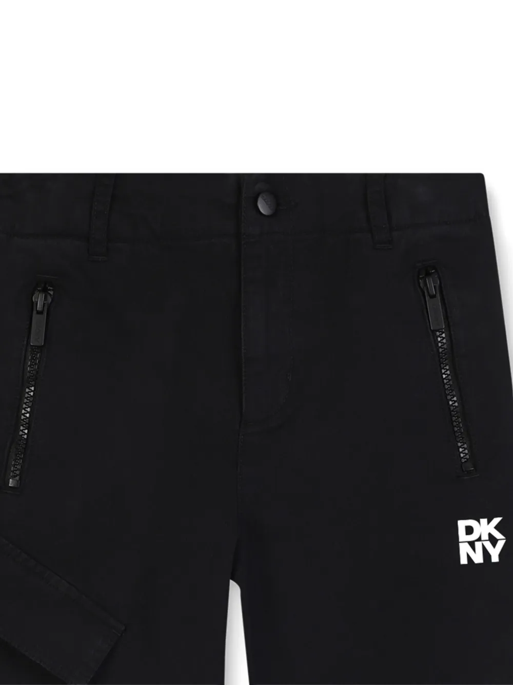 Dkny Kids Cargo broek met logoprint Zwart
