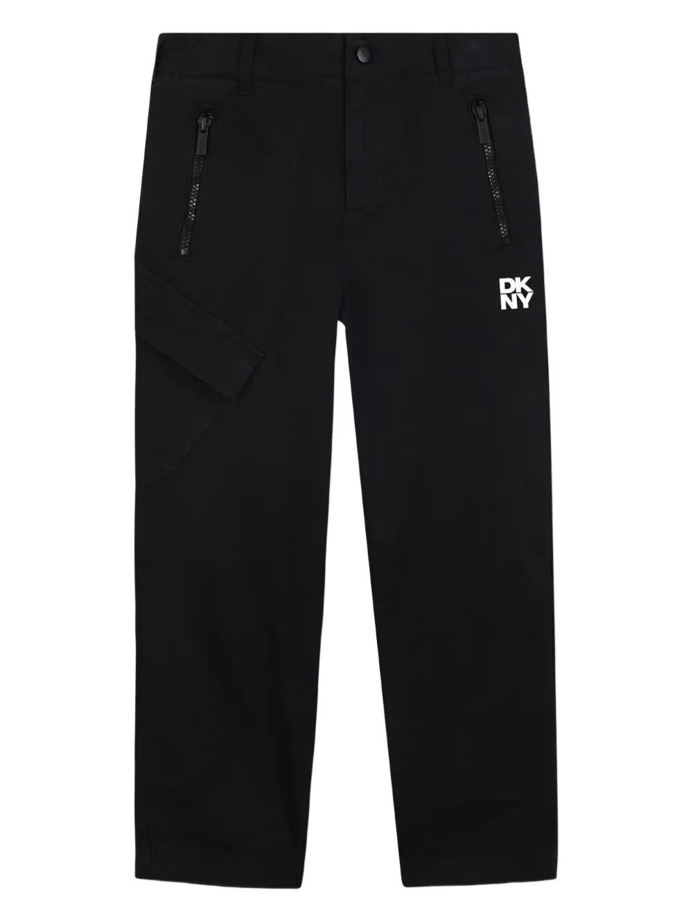 Dkny Kids Cargo broek met logoprint Zwart