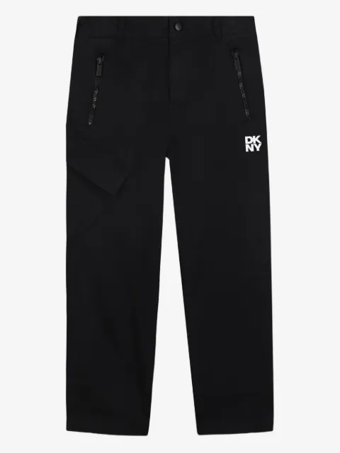 Dkny Kids pantalones cargo con logo estampado