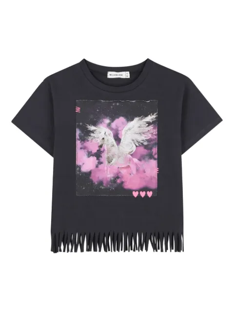 Billieblush Camiseta com franjas