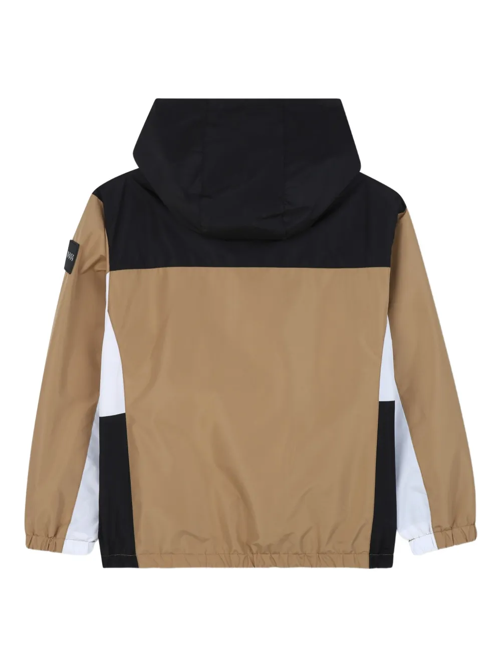 BOSS Kidswear Jack met colourblocking Beige