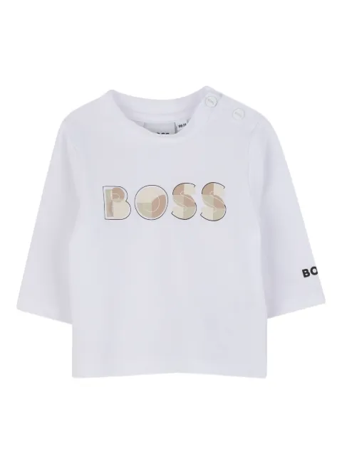BOSS Kidswear logo-print T-shirt