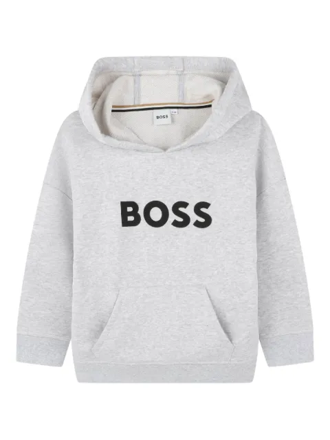 BOSS Kidswear logo-print hoodie