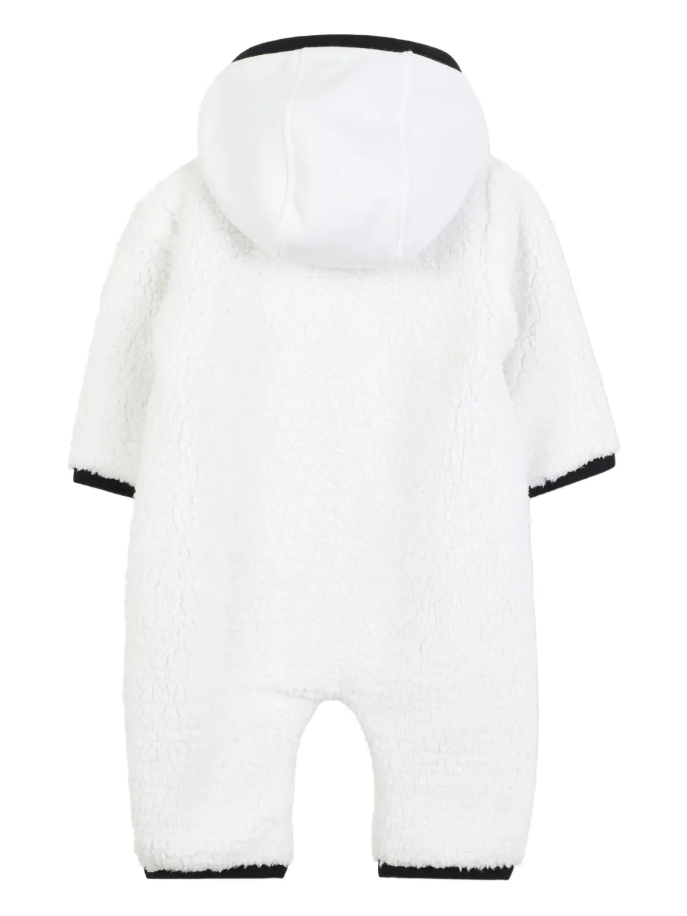 BOSS Kidswear Jumpsuit met rits en fleece voering - Wit