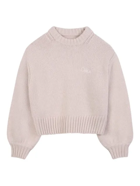 Chloé Kids Cropped-Pullover